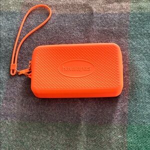 Havaianas Vibrant Orange Wristlet